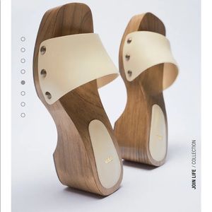 Wooden leather slides